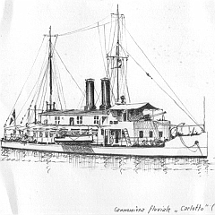 1921 - Cannoniera fluviale 'Carlotto'